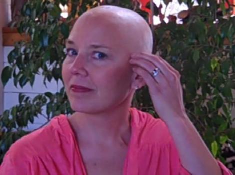 Best Friends CEO Julie Castle after she had lost her hair