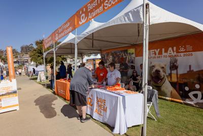 Best Friends booth at the Los Angles Super Adoption event