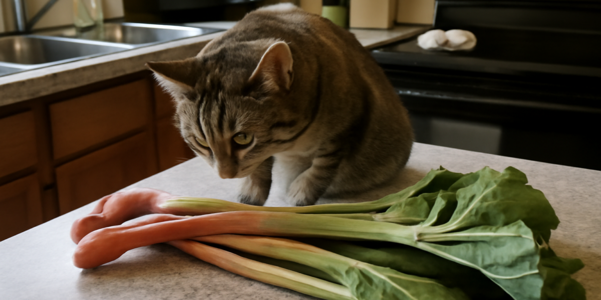 Can Cats Eat Rhubarb? Safety Guide for Cat Owners