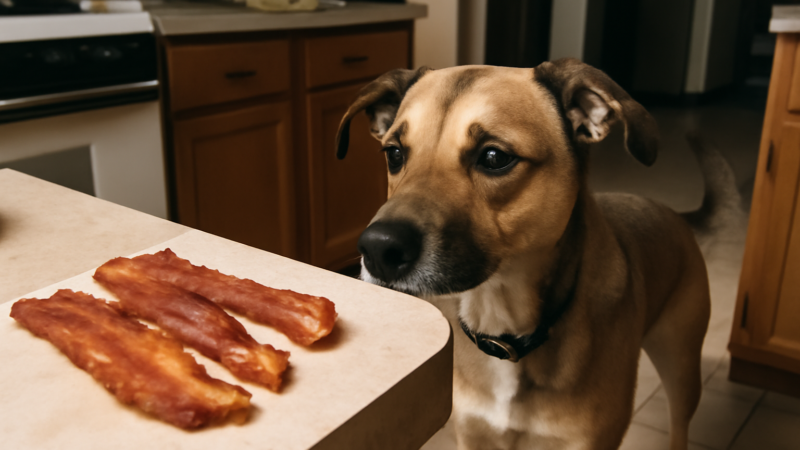 Can Dogs Eat Bacon? Not Recommended