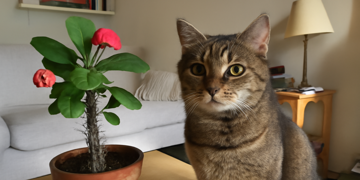 Are Crown of Thorns Plants Toxic to Cats? Euphorbia Sap Risk