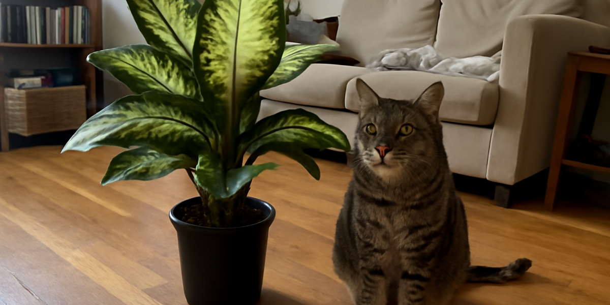 Are Dumb Cane Plants Toxic to Cats? Dieffenbachia Dangers