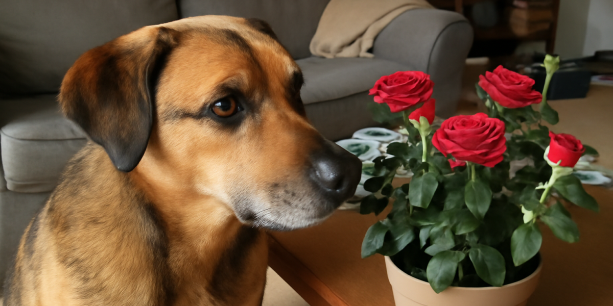 Are Roses Toxic to Dogs? Thorns, Petals, and Safety