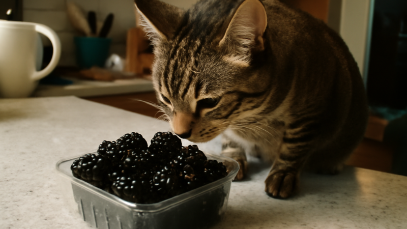 Can Cats Eat Blackberries? Antioxidant Benefits and Portion
