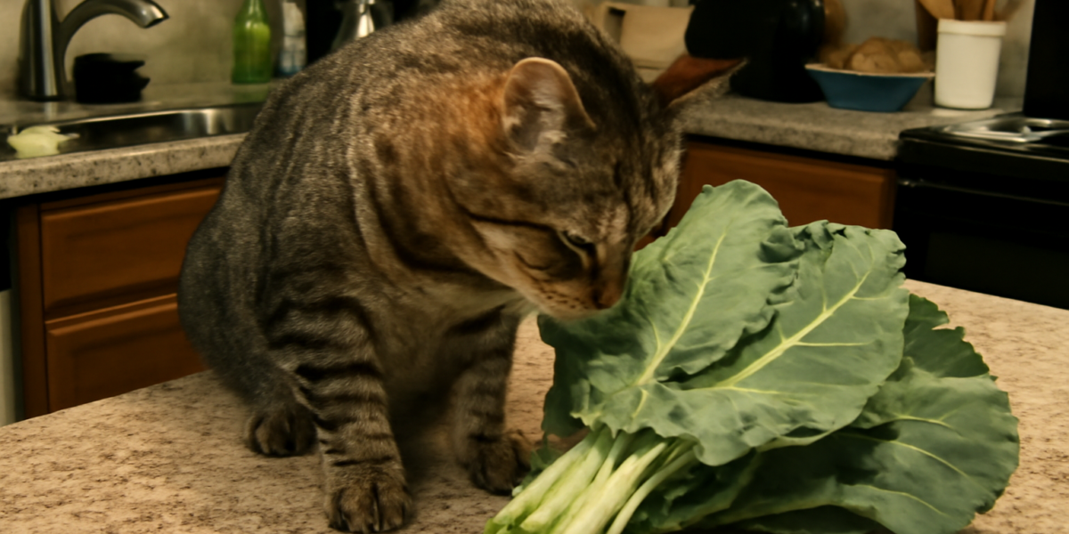 Can Cats Eat Collard Greens? Calcium, Oxalates, and Prep