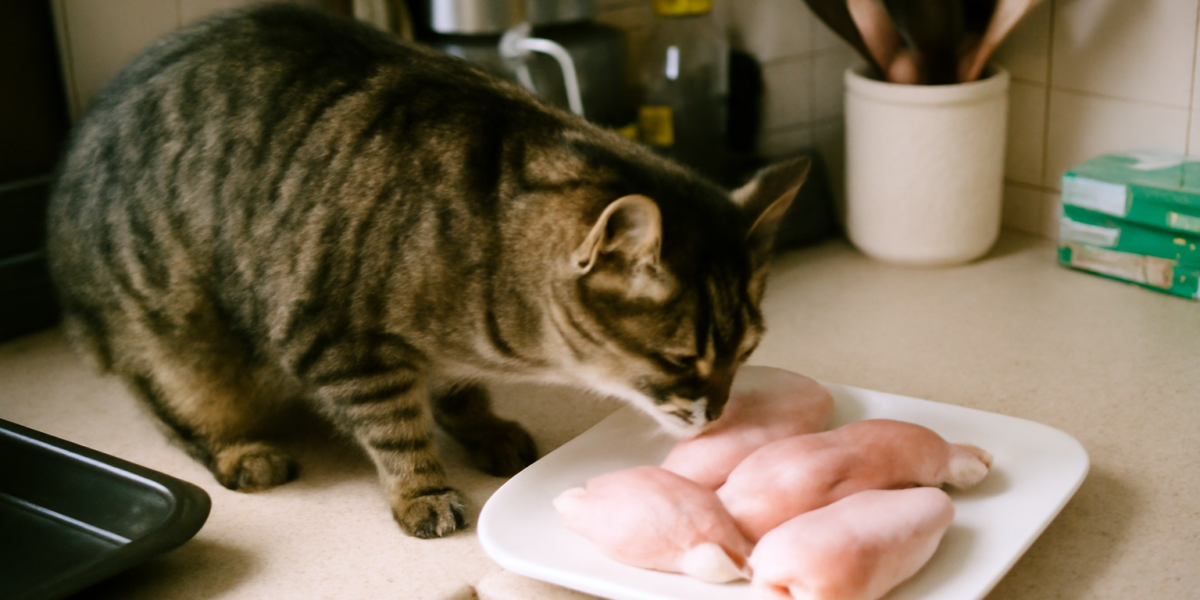 Can Cats Eat Raw Chicken? Salmonella and Safe Handling