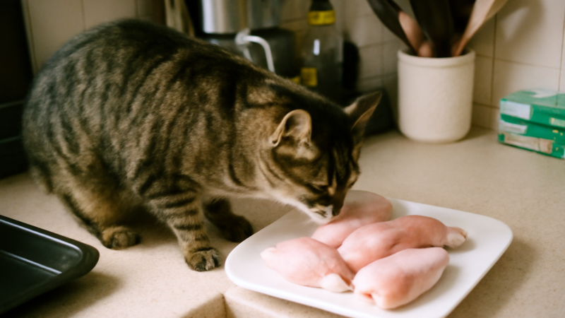 Can Cats Eat Raw Chicken? Salmonella and Safe Handling