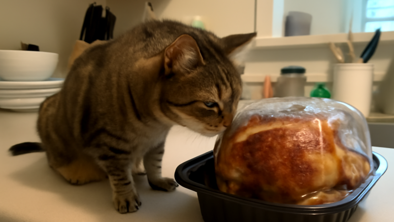 Can Cats Eat Rotisserie Chicken? Seasoning and Skin Risks