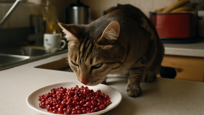 Can Cats Eat Pomegranate Seeds? Tannins and Tartaric Acid