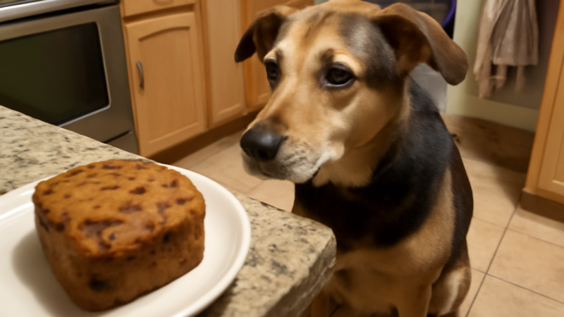 Can Dogs Eat Fruitcake? Raisins and Alcohol Toxic Warning